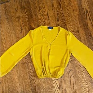 Mustard Balloon Top